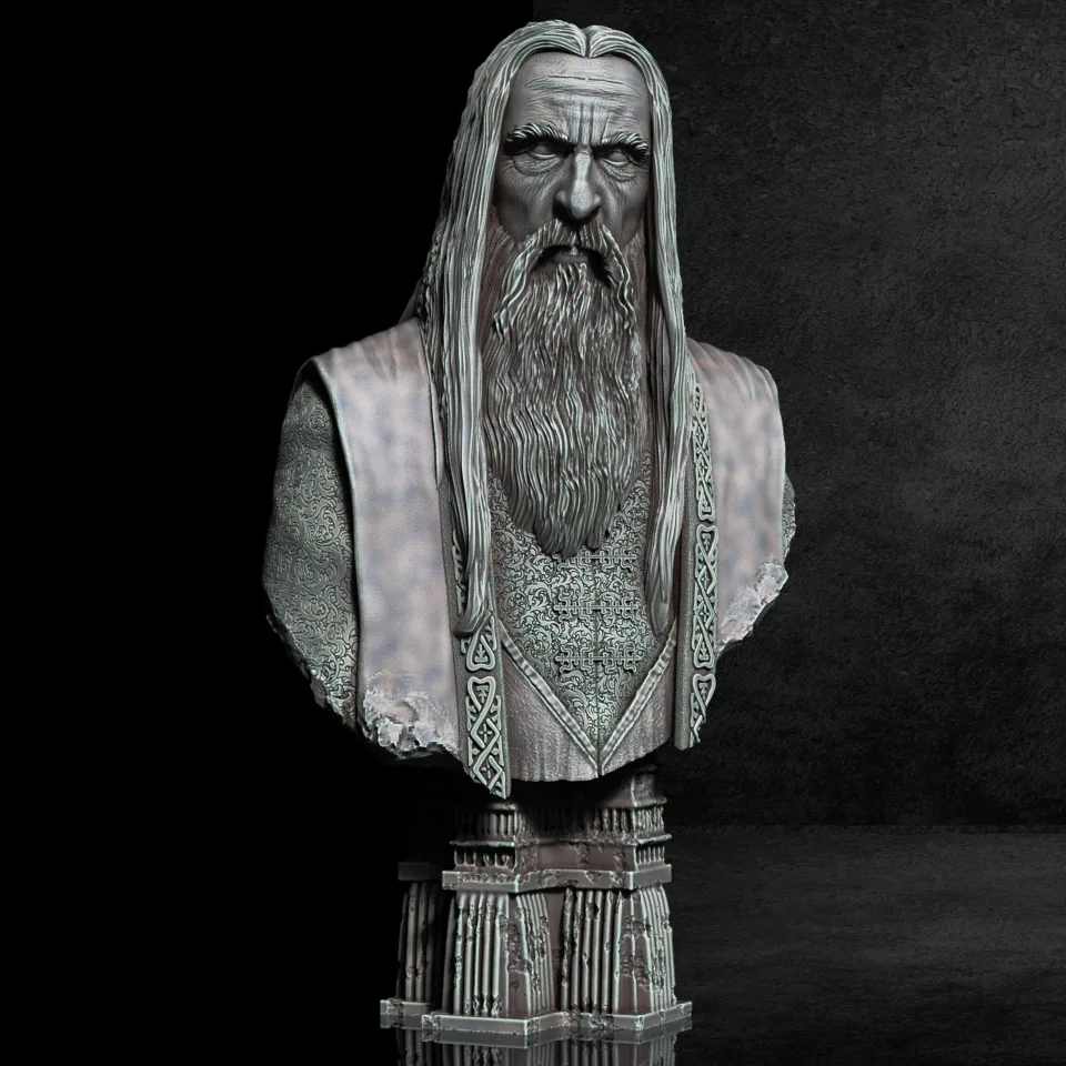 Saruman Bust