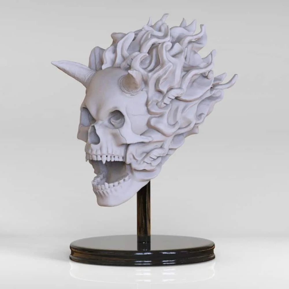 Flameskull Miniature
