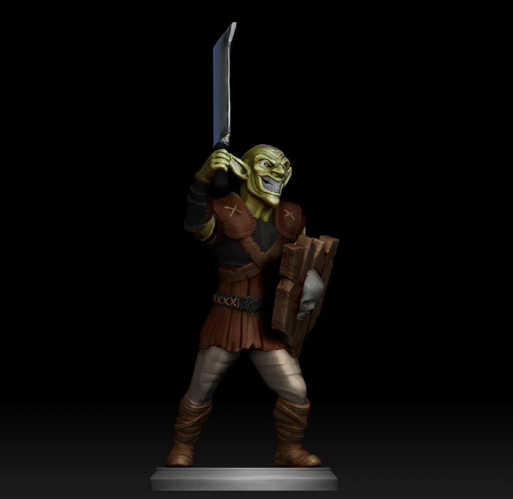 Goblin Fighter Miniature